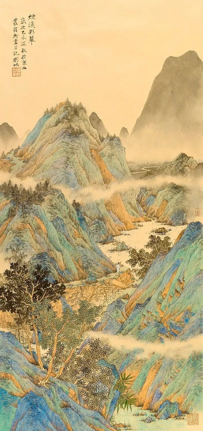 技与道 | 刘旭:水墨融入青绿山水 塑造可居可游的画面