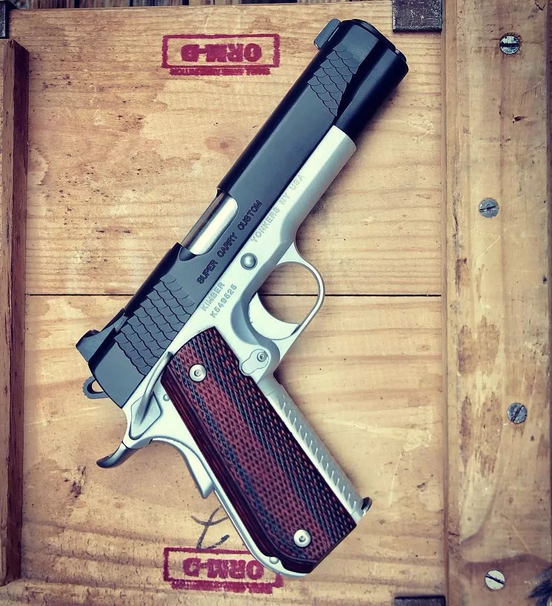 往期精选kimber1911华丽丽的全钢杀神