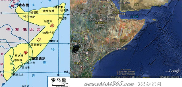 索马里半岛非洲最东部,向东北突出海中的非洲之角.是非洲东部大半岛.