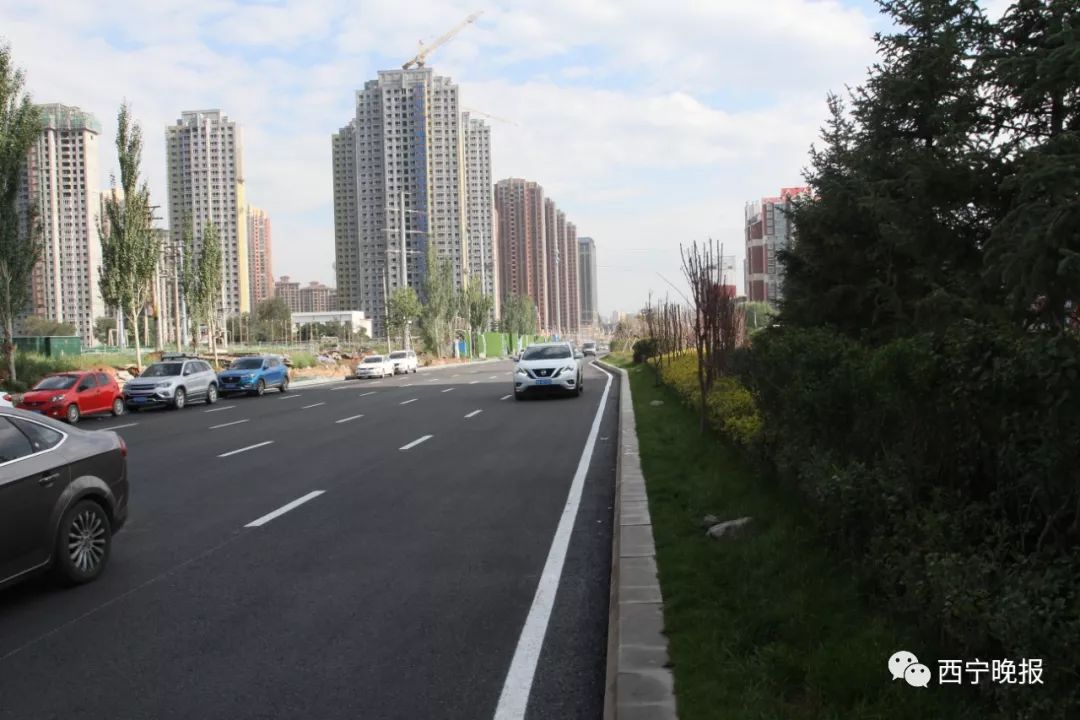 西宁市区最宽道路将全线贯通,双向8车道,景致超美_时代大道