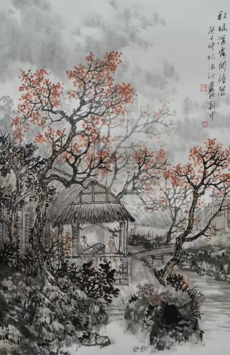 跳动着生命的艺术中国当代实力派山水画家张法汀