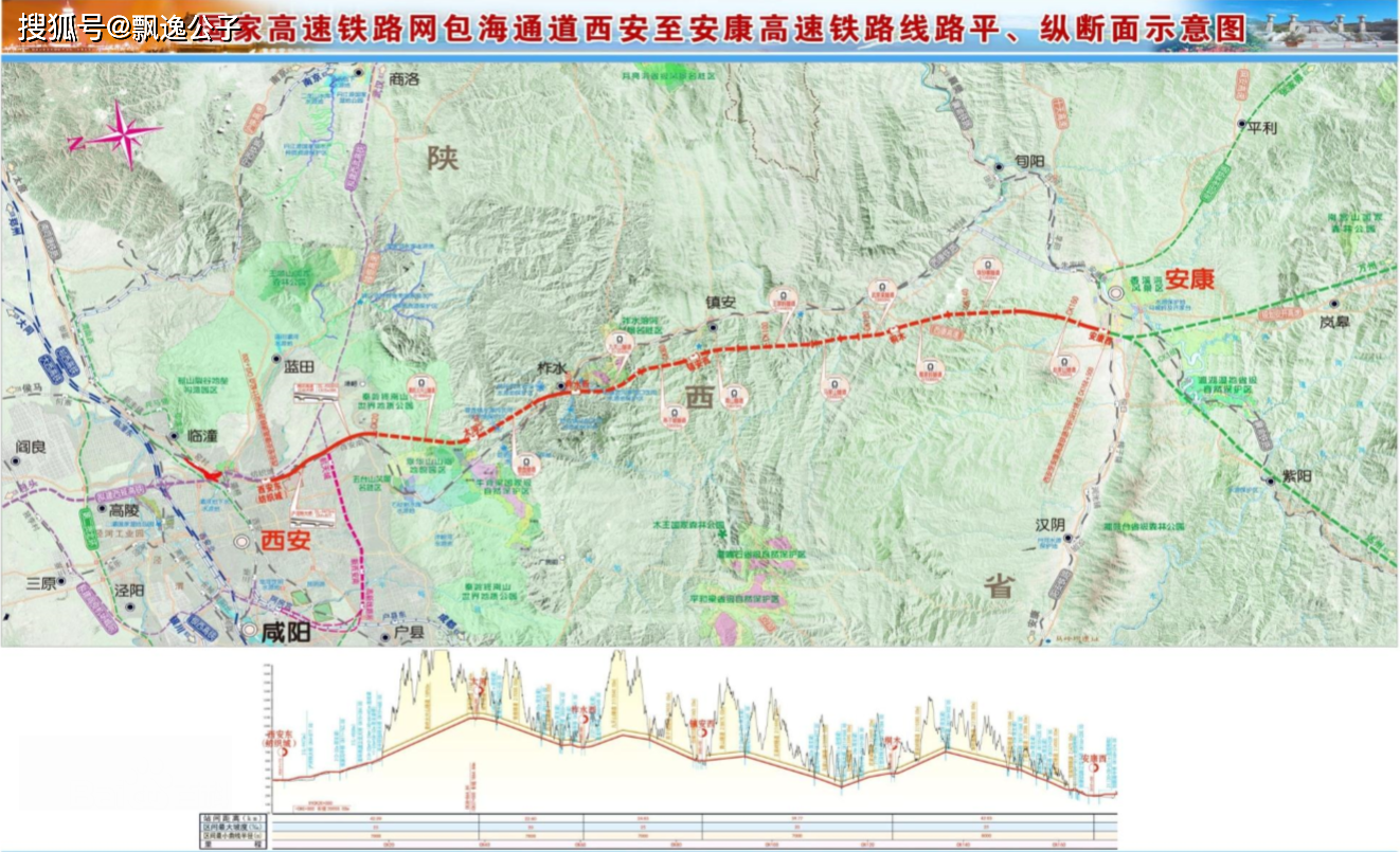 89公里,设安康西站,岚皋站,城口站,明通站,樊哙站,宣汉南站,达州南站