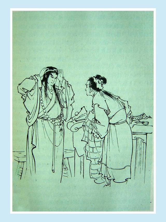 一组经典的中国文学作品插图插画第四辑