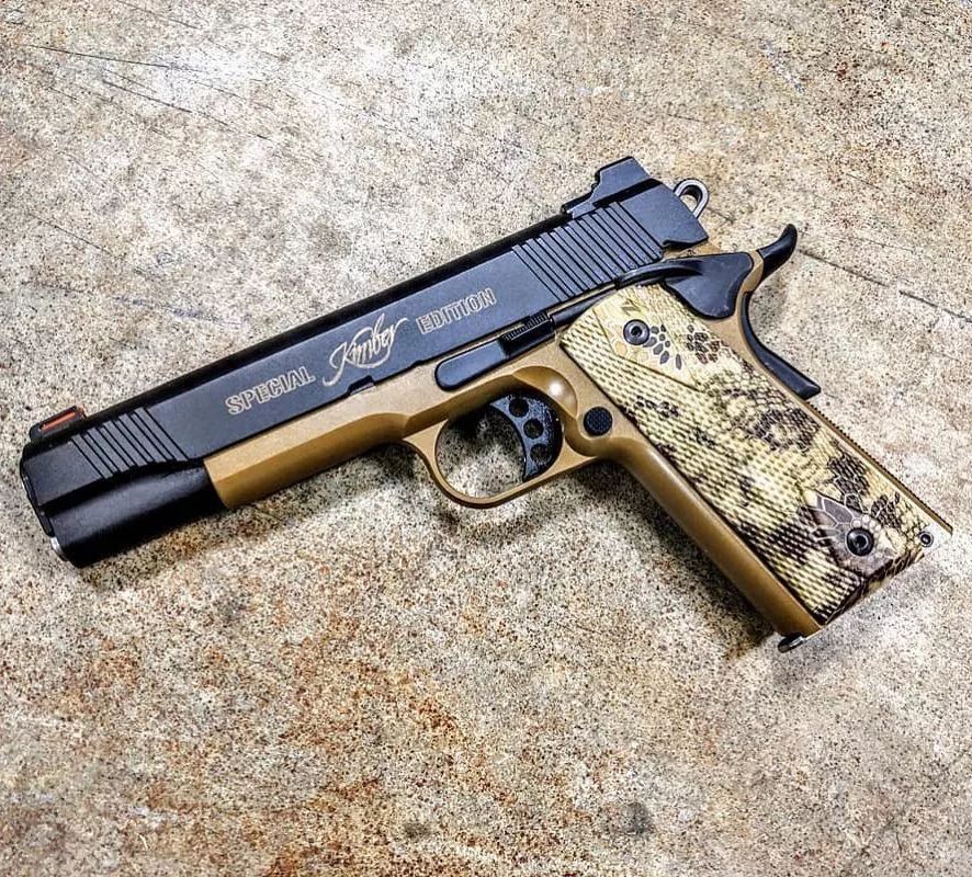 往期精选kimber1911华丽丽的全钢杀神