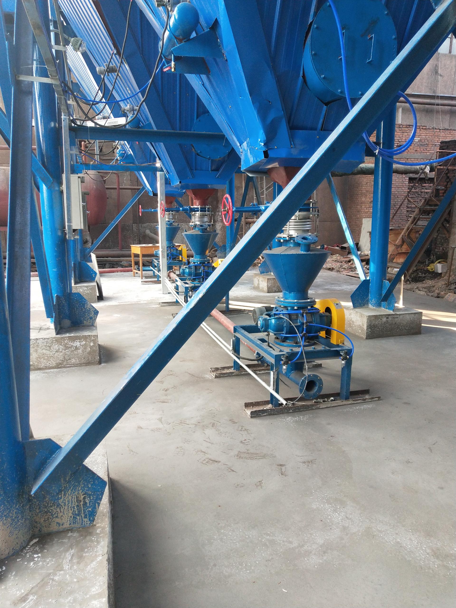 旋转供料器在气力输灰粉料输送等粉体输送中起关键作用