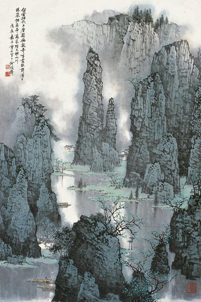 桂林山水甲天下白派山水甲桂林名家白雪石与他的白派山水