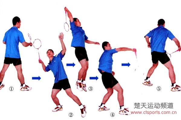 羽毛球技术:头顶高远球逐步分解
