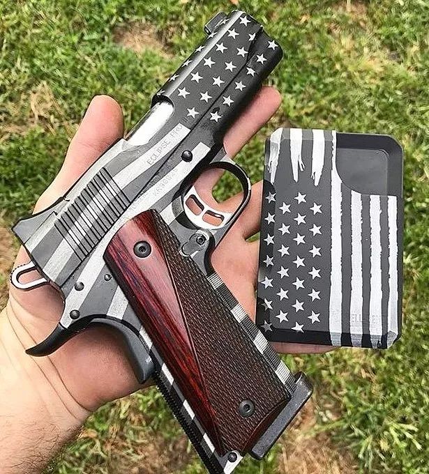 往期精选kimber1911华丽丽的全钢杀神