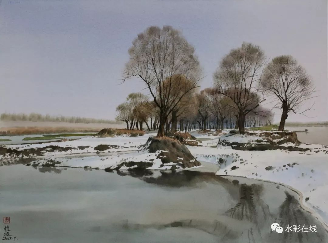 唐植欣笔中的人物和风景