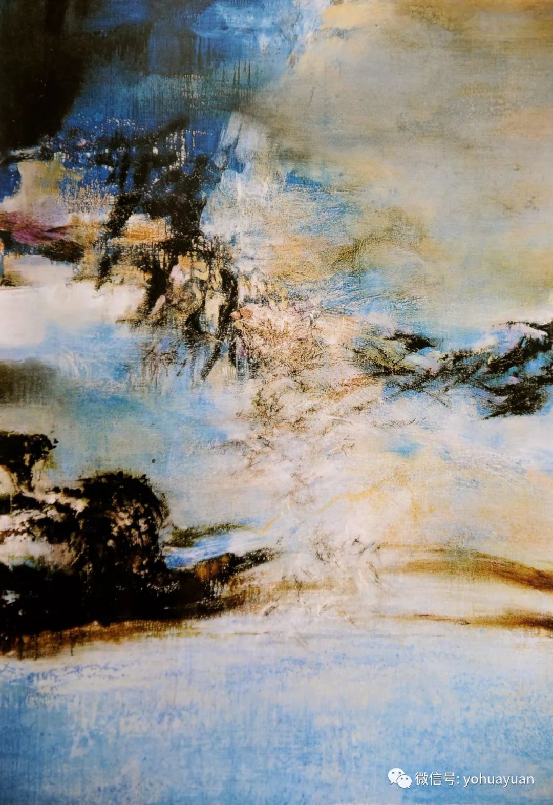 绘画欣赏赵无极