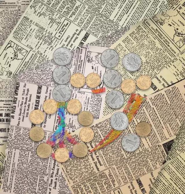 happiness 100 公益 ★ 他们用硬币拼出的创意图案,看到第5幅我笑了.