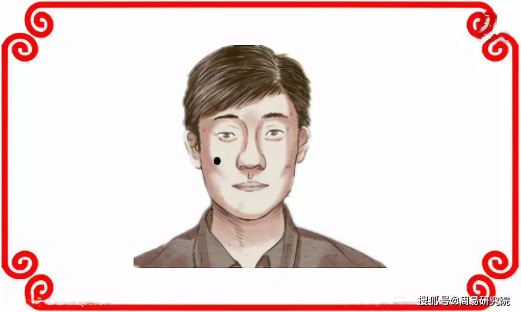 原创人脸上的五颗黄金吉痣,占一颗就行,一辈子福泽深厚!