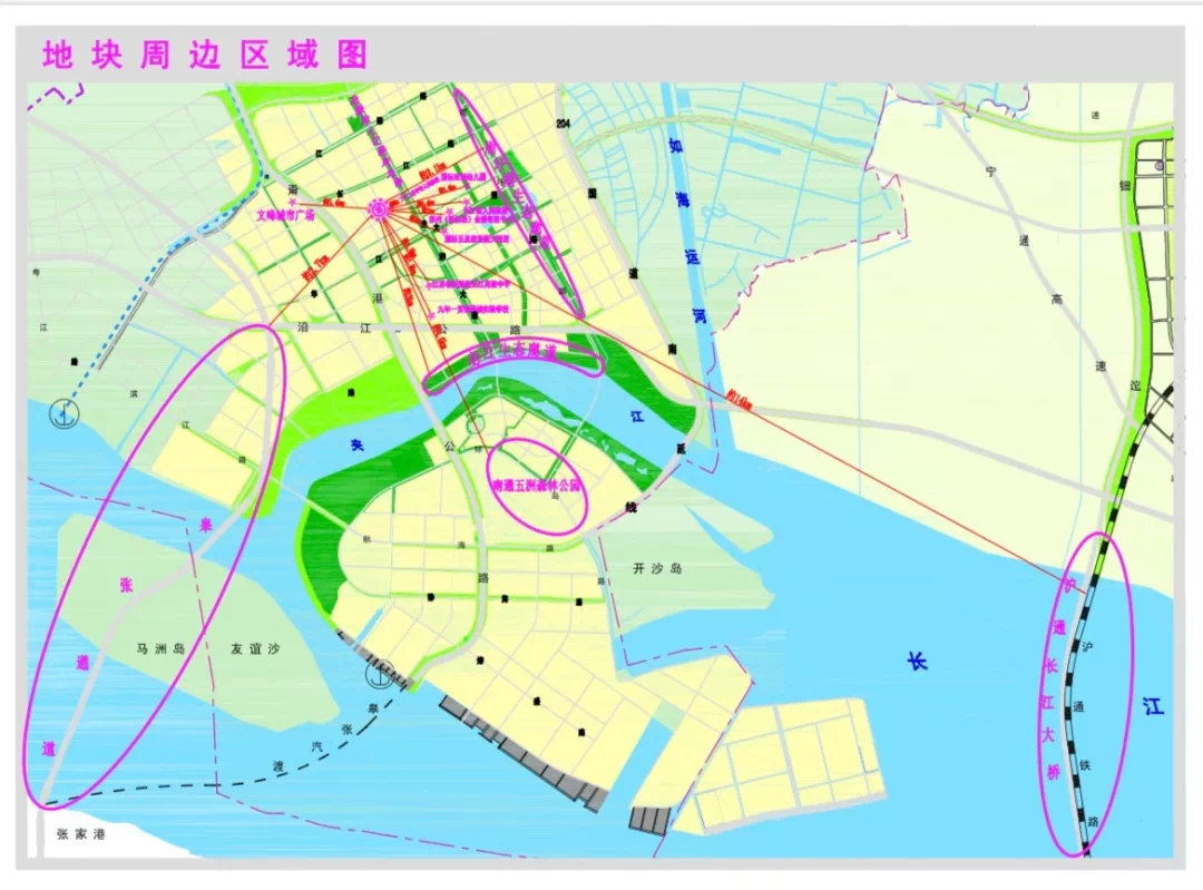 南通开沙岛地图图片