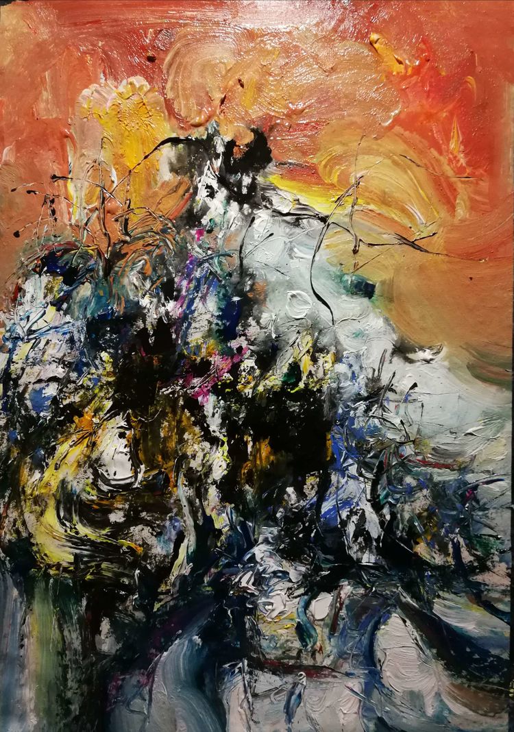 张辉二零一九意象抽象作品之七十三