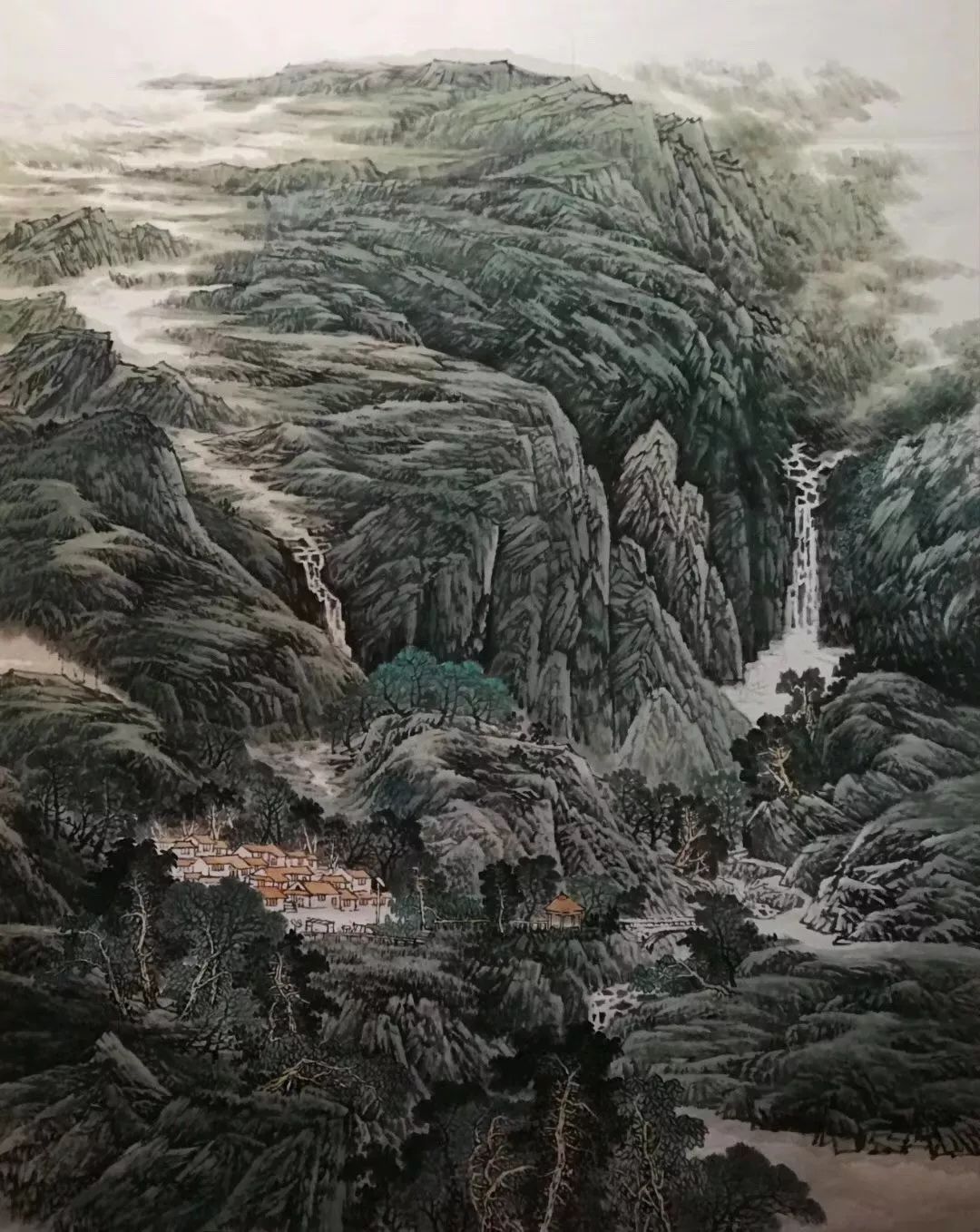 廖立明山水画图片