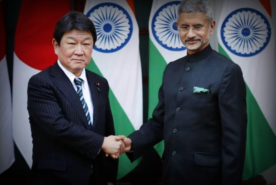 在短短20天时间里,印度先后与日本和美国举行举行"2 2"(防长 外长)