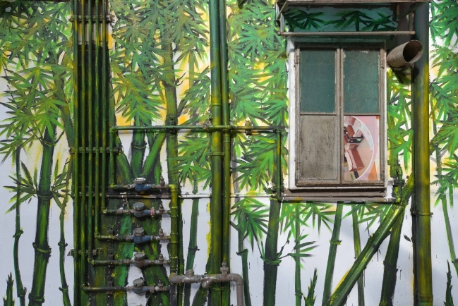 三天完成下水管壁画