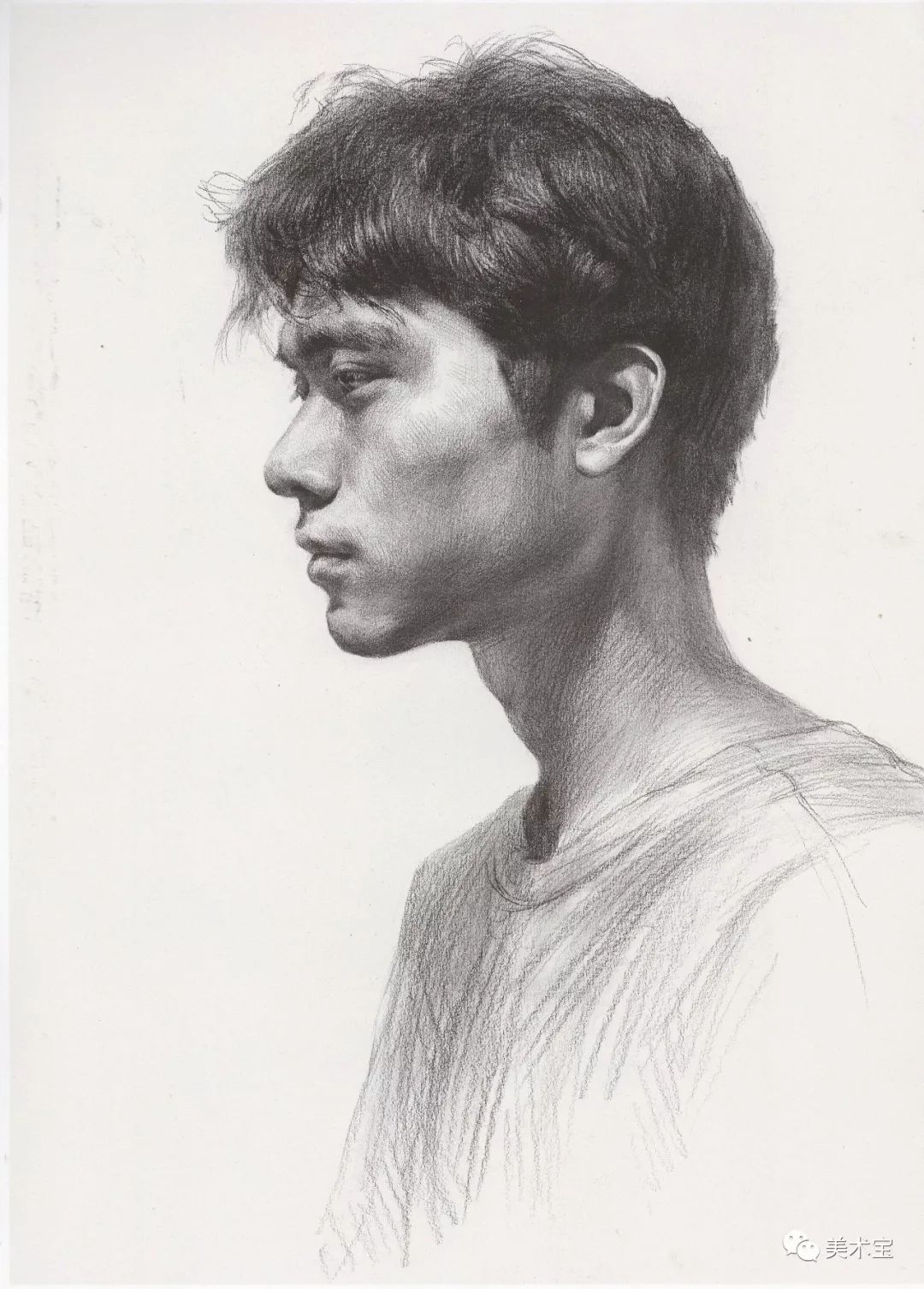 超强干货丨正侧,四分之三侧素描头像刻画要点