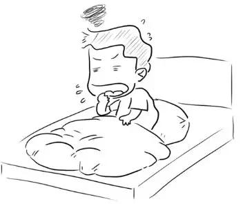 熟睡过程中会突然惊醒,感到心悸,胸闷,呼吸不畅.