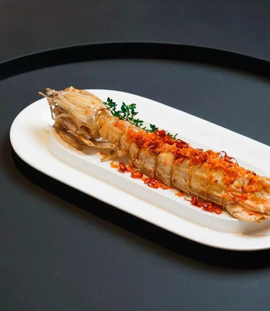 搓椒金蒜泰国带膏富贵虾