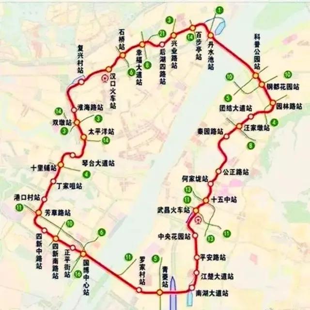 武汉地铁12号线汉阳段图片