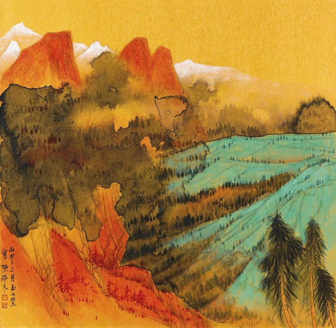 "西山晴雪——陈滞冬中国画展"将在北京画院美术馆展出_山水画