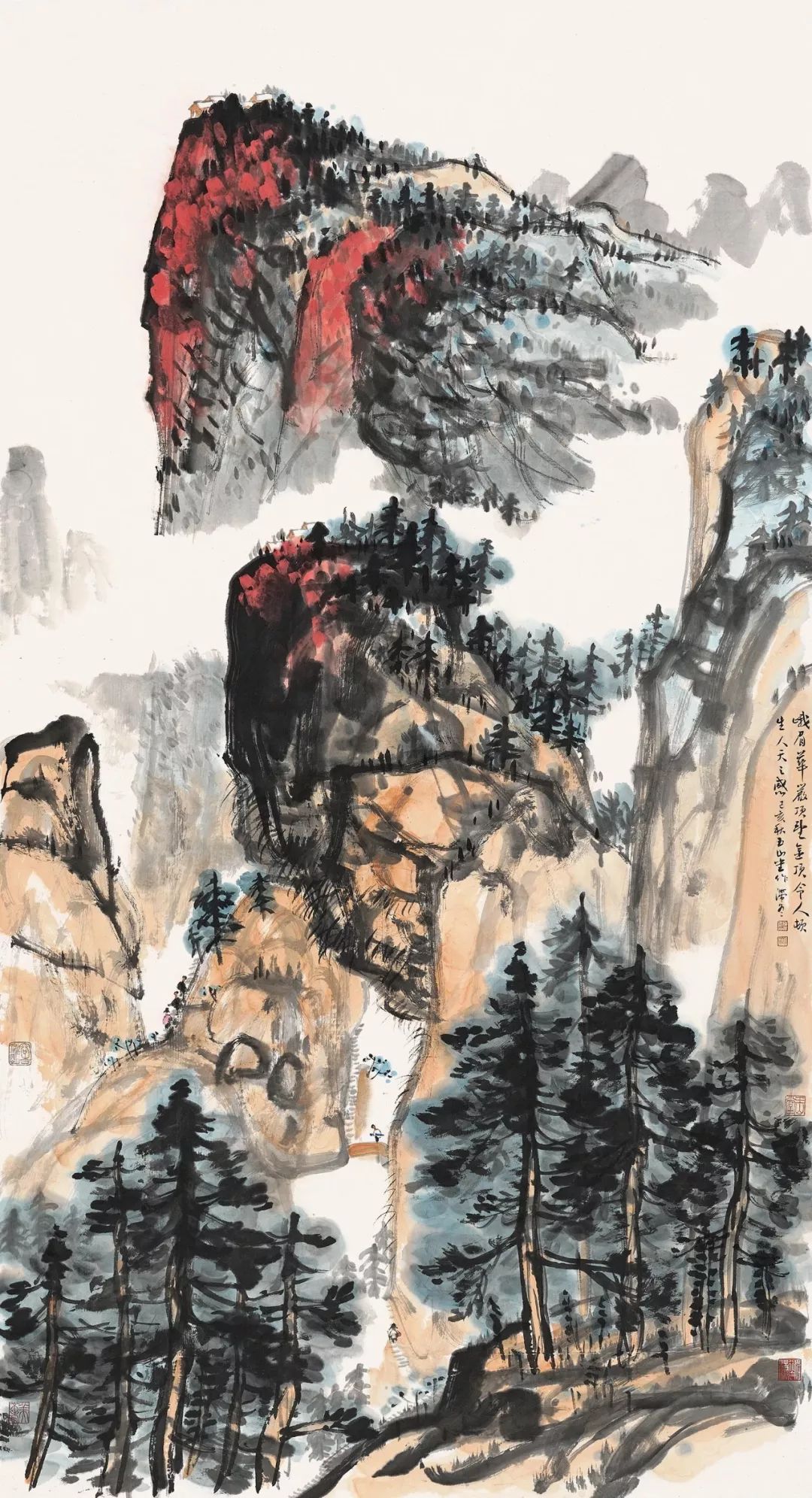 "西山晴雪——陈滞冬中国画展"将在北京画院美术馆展出_山水画