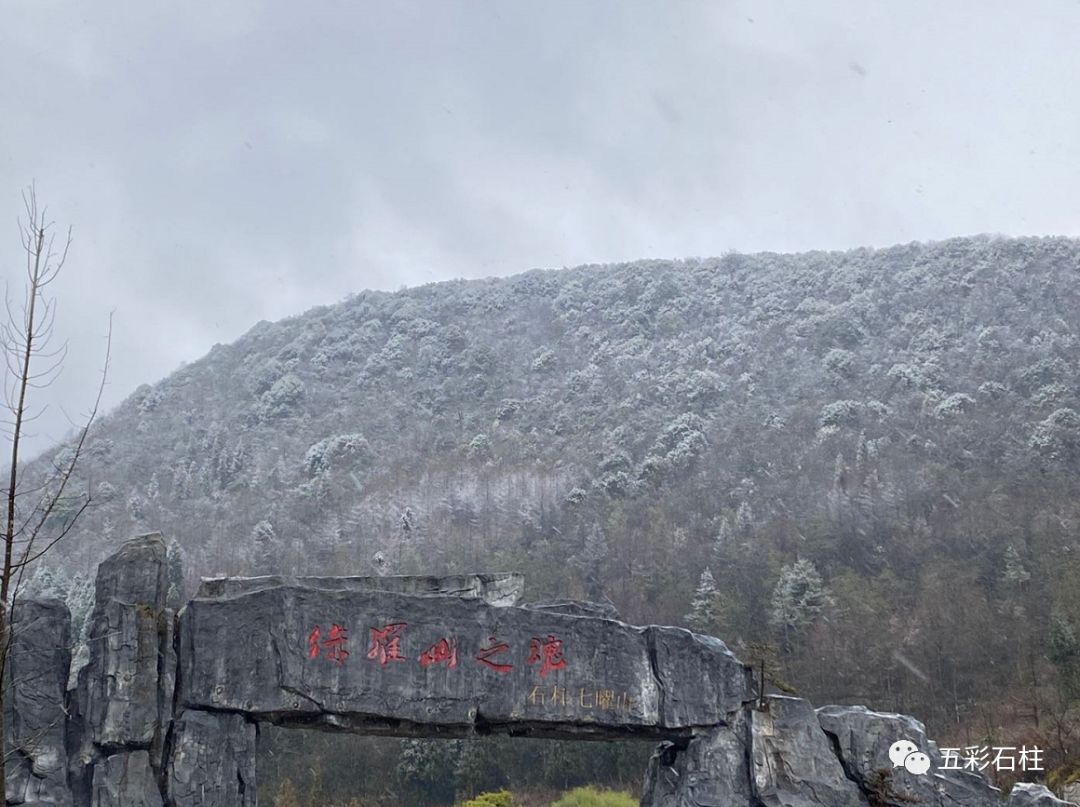 石柱高海拔乡镇持续降雪多图带你看石柱雪景