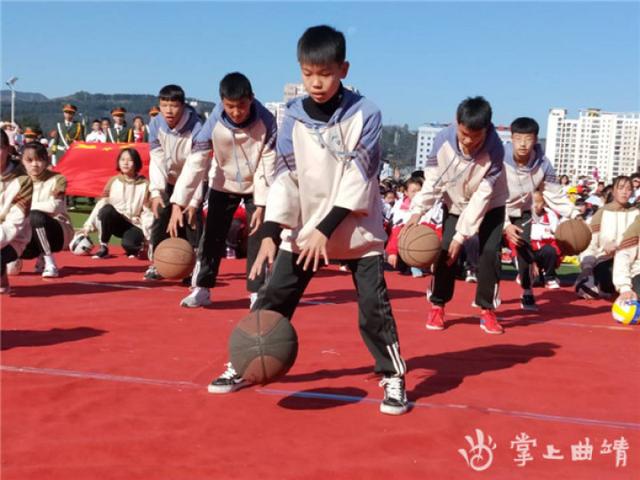 富源县第七中学举办2019年第四届运动会(图4)