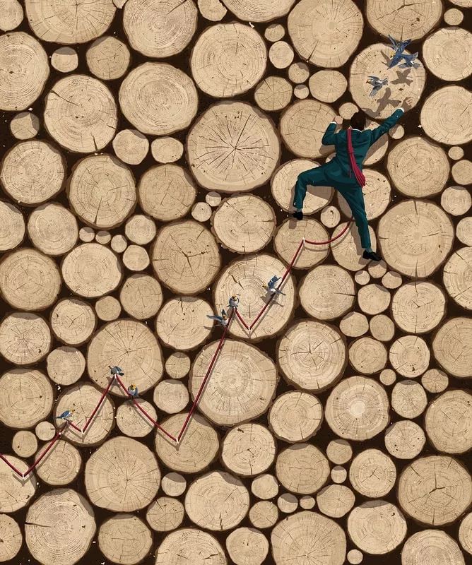 英国插画师marksmith无人生还