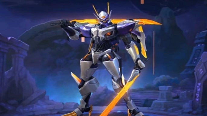 在出场时会有闪电飘飘而过,最后展开双翼缓缓降临,整个皮肤的外观颇有