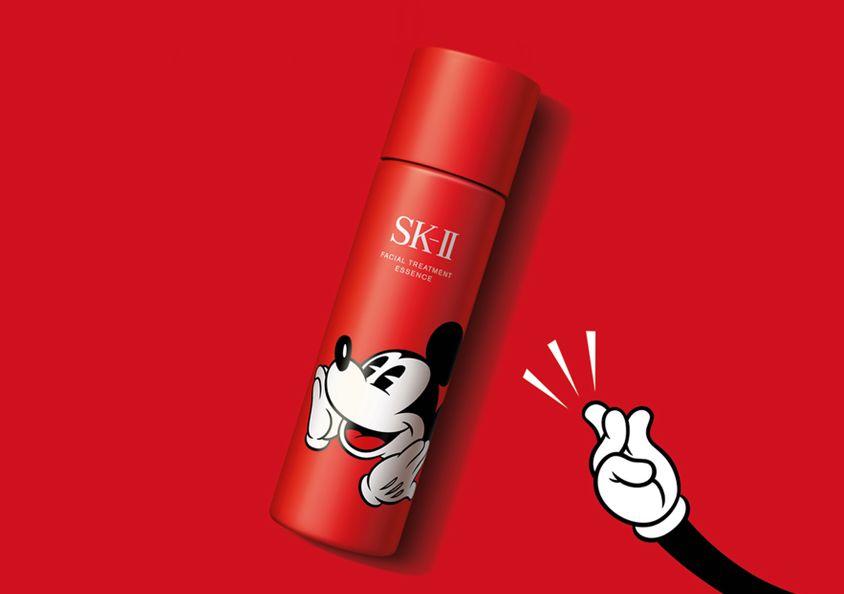 SK-II米老鼠限量版“神仙水”独家首发，开启新年晶透美肌_肌肤