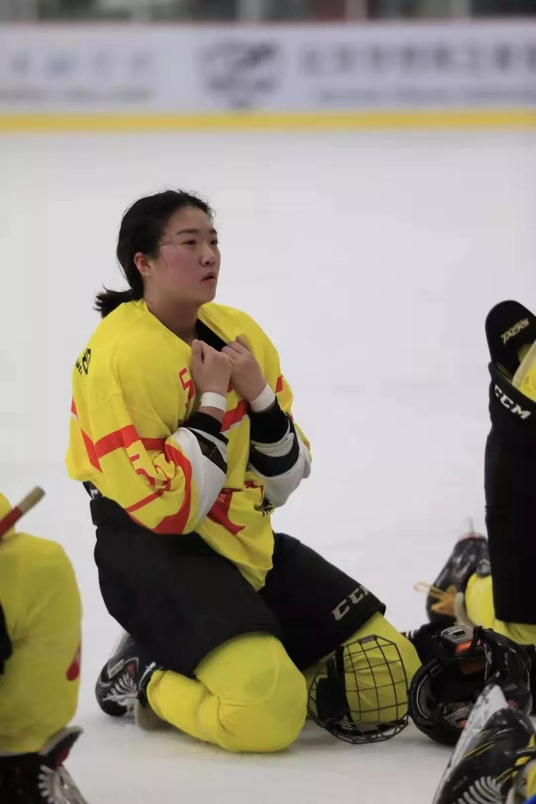 冰上的美女战士衡水大众冰雪之星宫睿