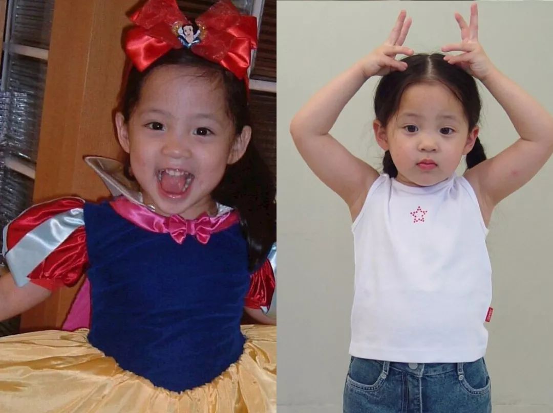 同类案例可见selina,小圆脸的她,开了宝宝特效后,肉乎乎的更是可爱.