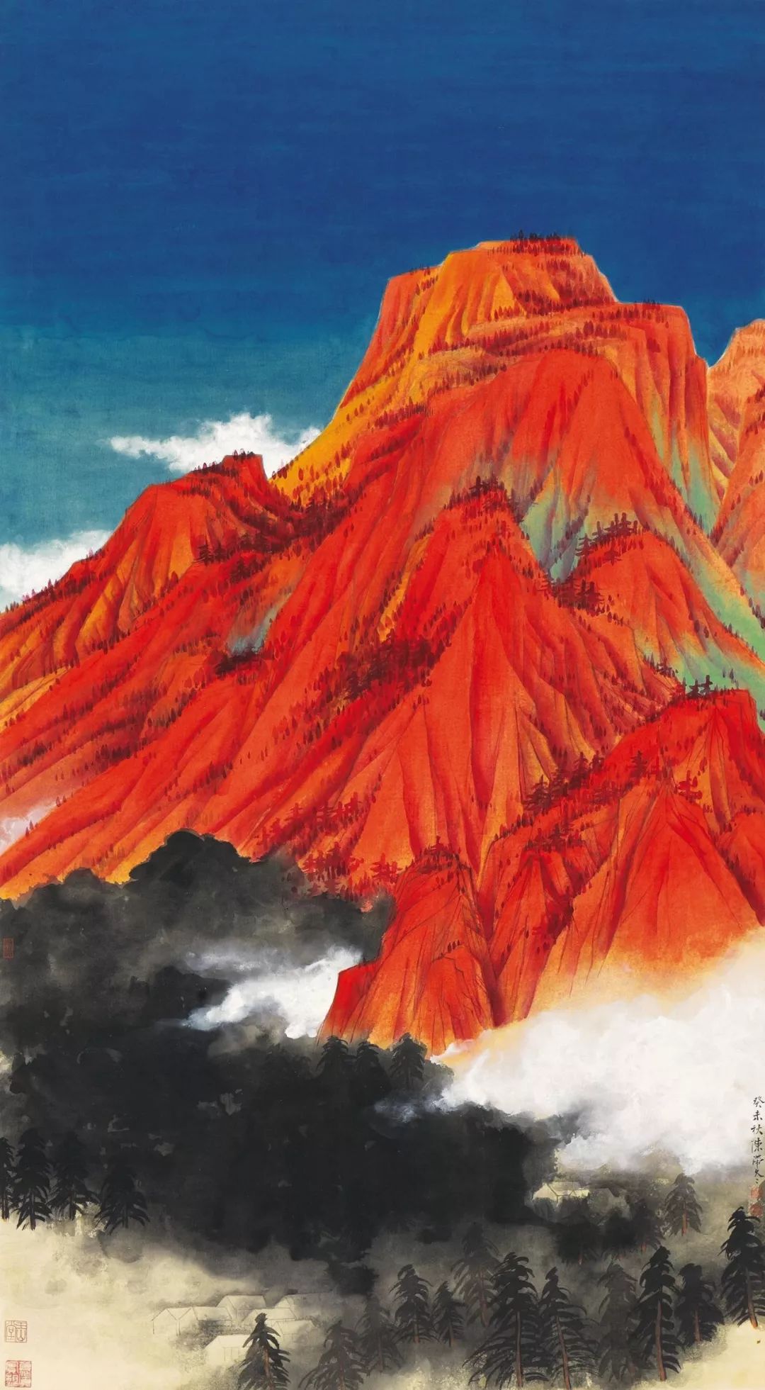 "西山晴雪——陈滞冬中国画展"将在北京画院美术馆展出_山水画