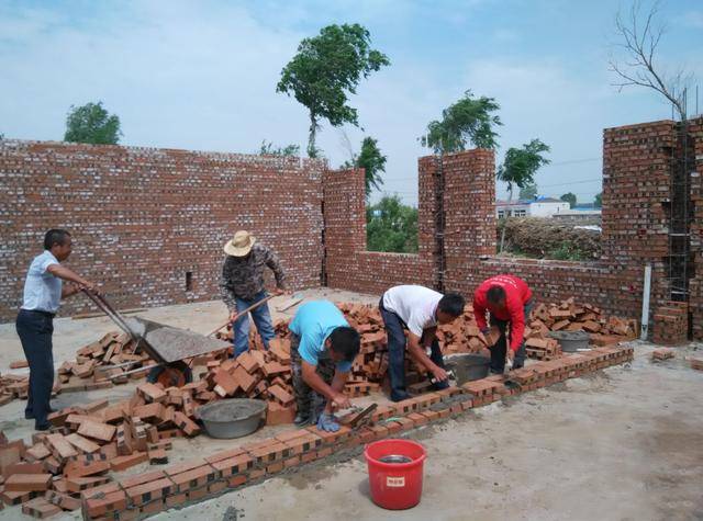 农村盖房全过程纪实照片让你把怎么盖房看个明白