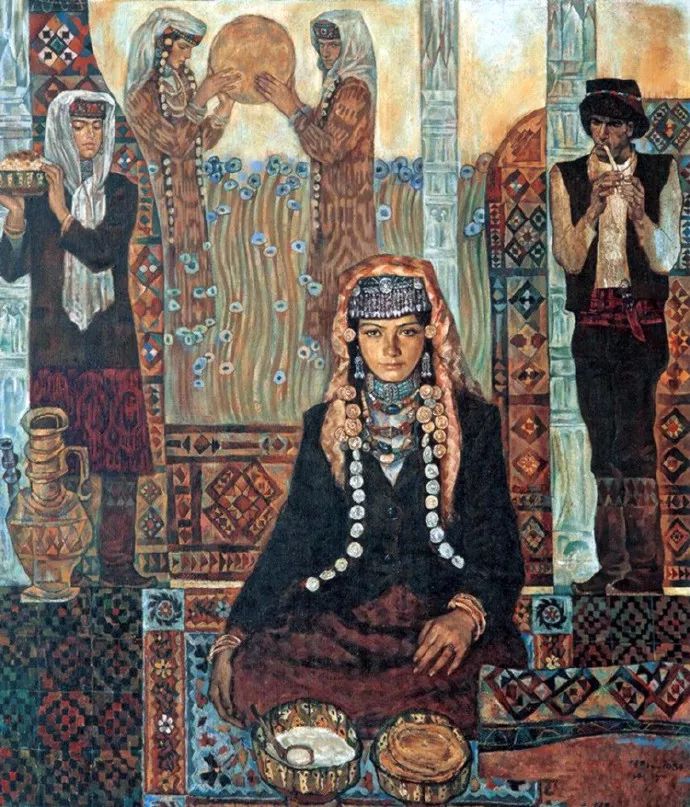 厚重绚丽刘秉江的民族特色油画作品赏析