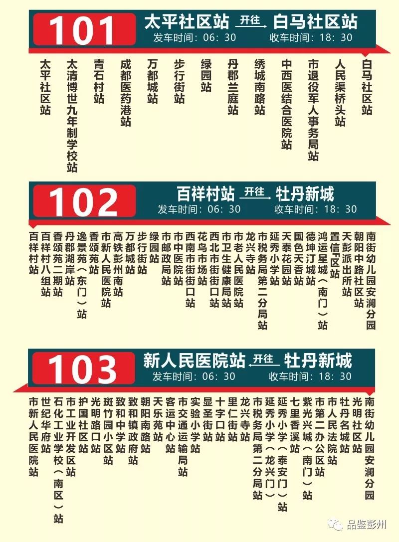 35条线140余站,这是彭州公交最新的"全家福!_新线路