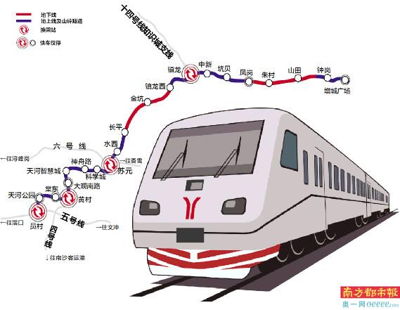 广州地铁21号线线路图片