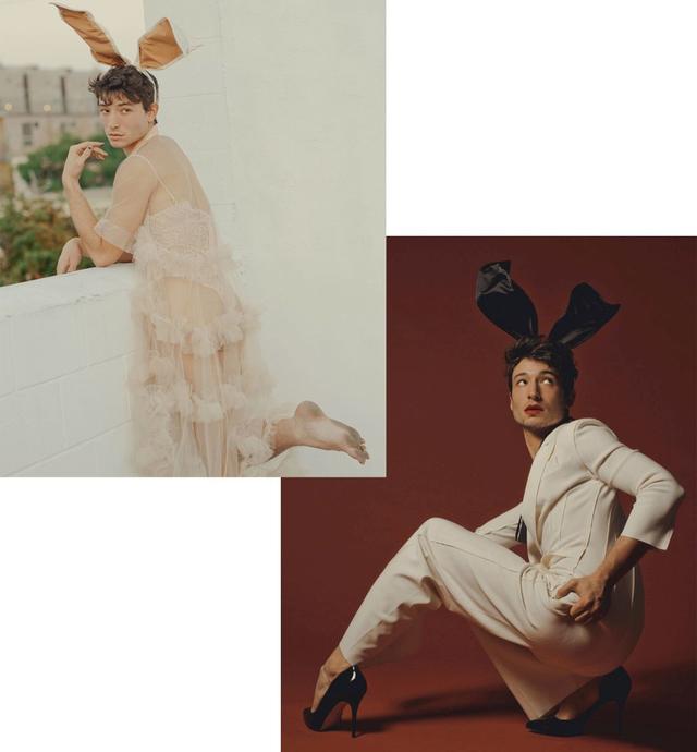 早前troye sivan就在mv中尝试valentino的两套高定,现如今男性穿女装