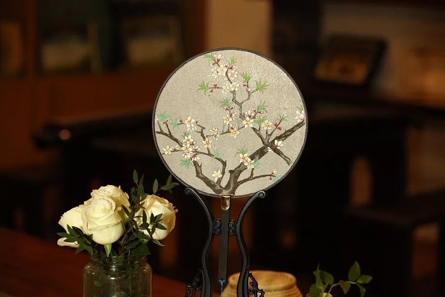 非遗文化活动预告传承水墨之美团扇画瑞金