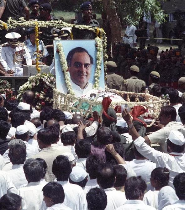 拉吉夫·甘地的葬礼