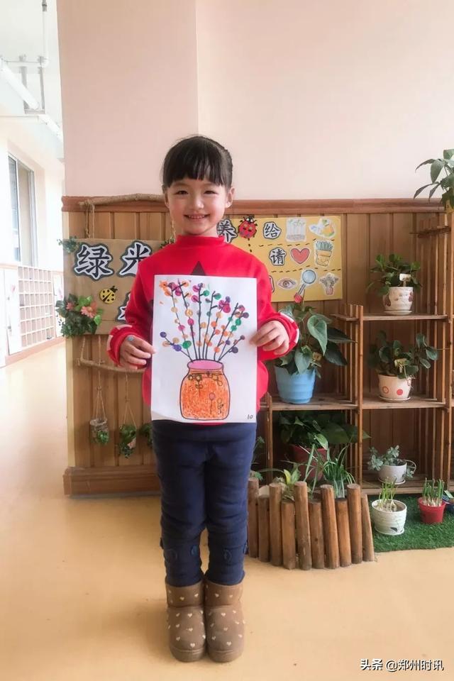 教育|五彩银柳 温暖冬天_点画