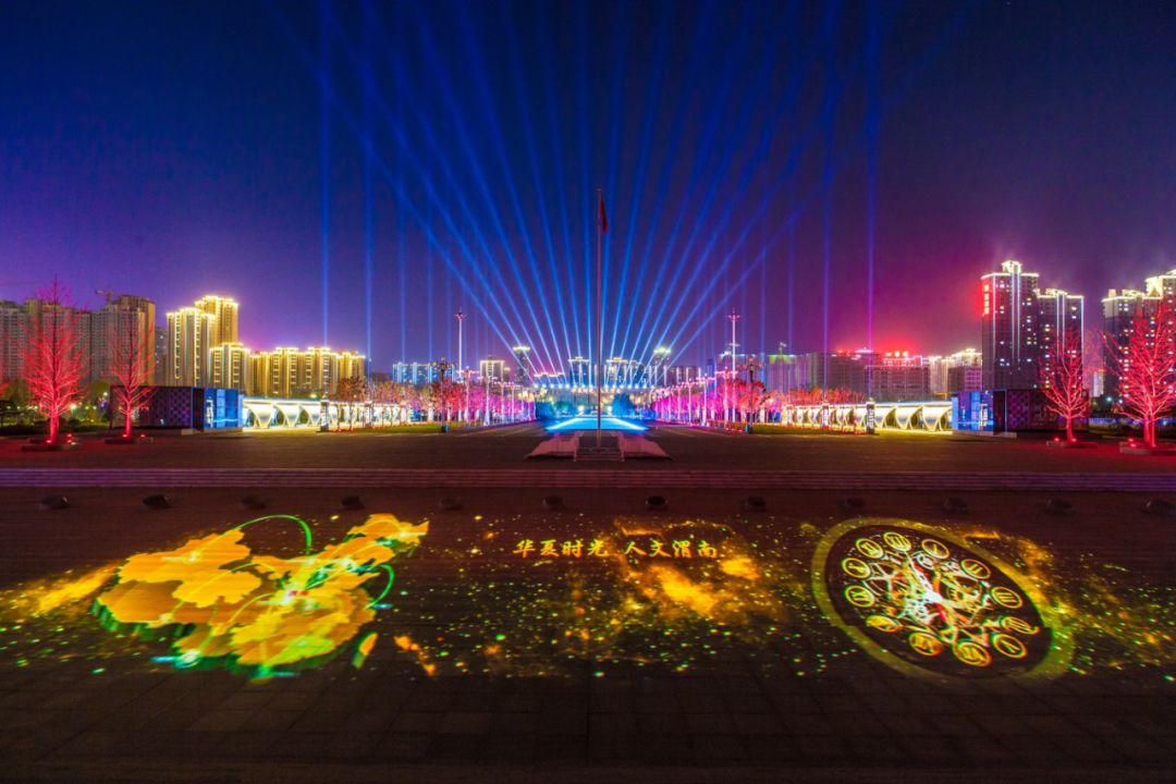 按照城市照明的统一规划,立足渭南文化底蕴,结合城市自身特点进行设计