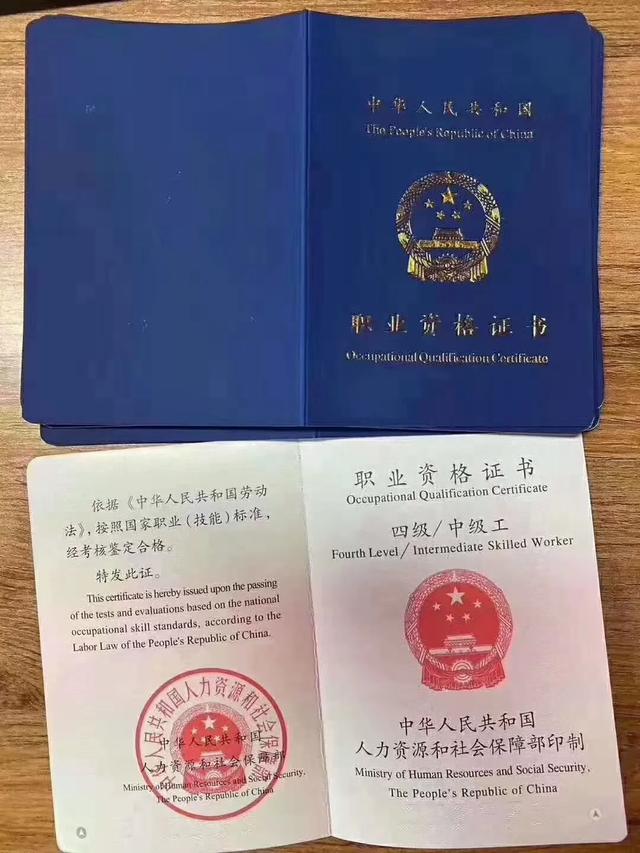 证书(保育员职业资格证书(五级)/保育员职业资格证书(四级)/保育员