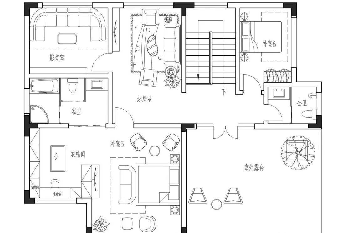 多數人夢寐以求的6款自建輕鋼別墅_戶型