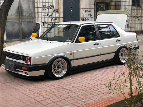 airbft气囊减震李洋分享捷达mk2改装低趴效果案例