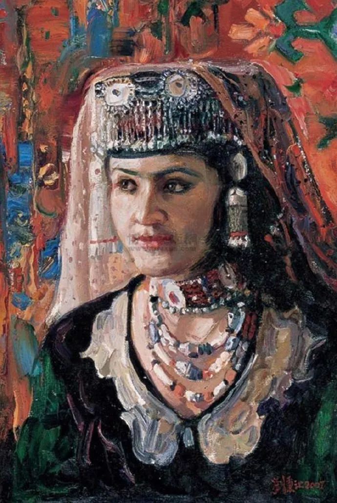 厚重绚丽刘秉江的民族特色油画作品赏析