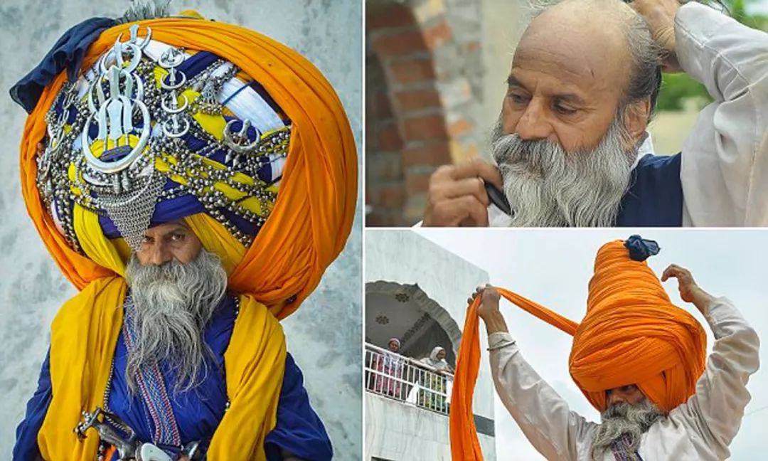 印度人头巾等级划分图片