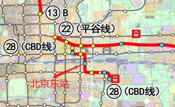 北京地铁平谷线路图图片